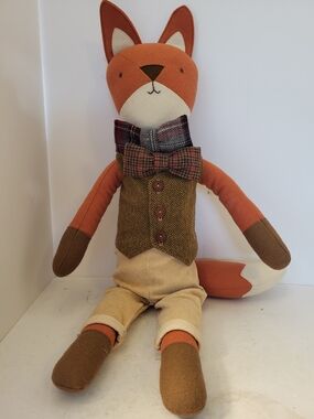 Walnut Animal Society Heirloom Henry The Fox Plush 23"